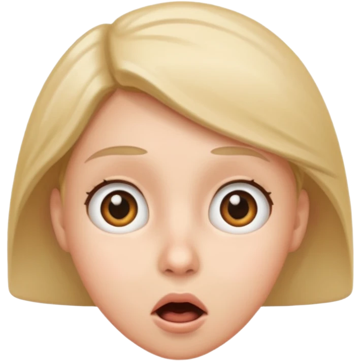 shock but curious emoji