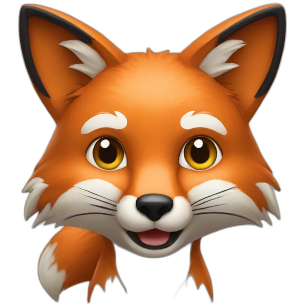 fox-programming-on-a-macbook emoji