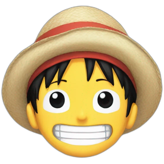 Luffy one piece  emoji