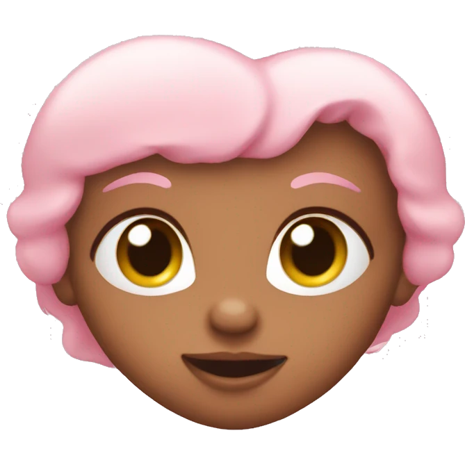 Baby pink heart emoji