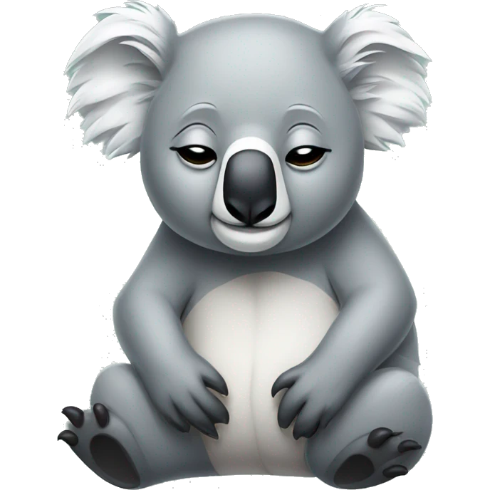 sleepy koala emoji