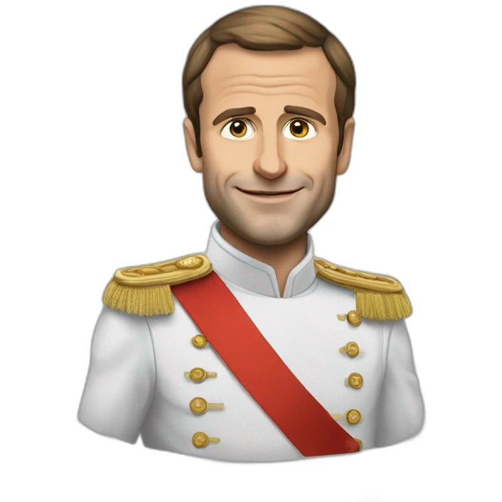 Macron en nourrisson emoji