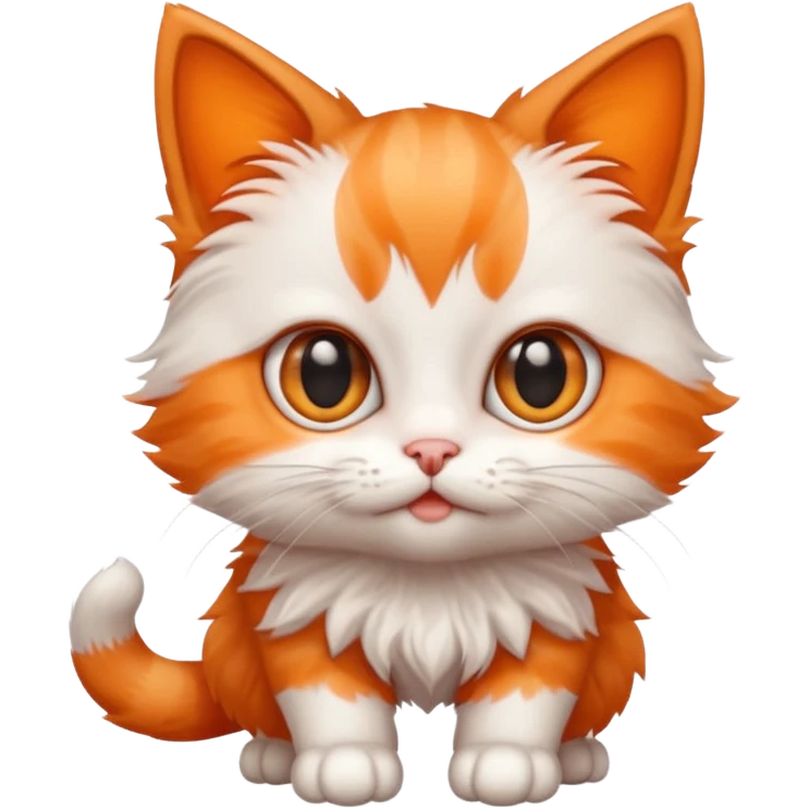 unhinged kitten emoji