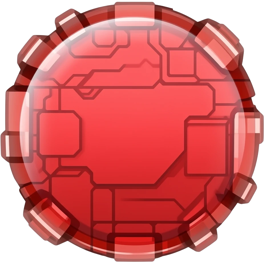 cyberpunk data shard red emoji