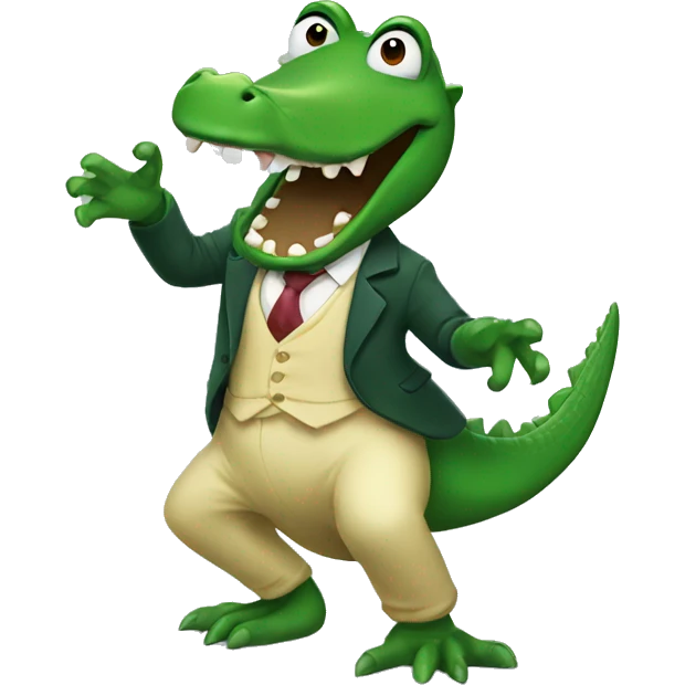 dancing aligator emoji