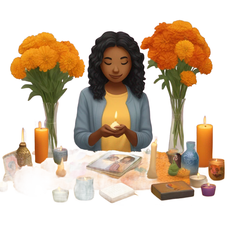 best friend making ofrenda emoji