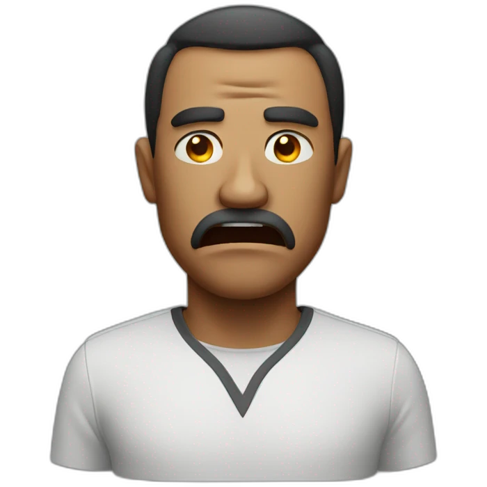 A man that is angry emoji