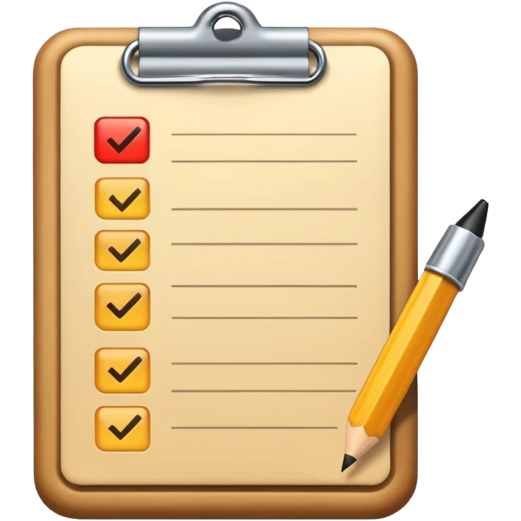 Checklist emoji