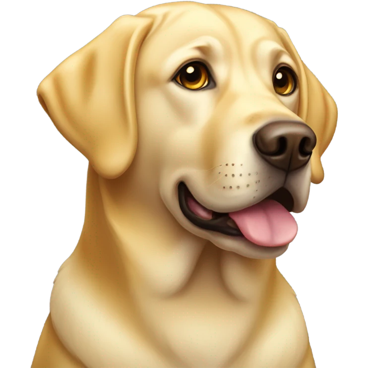 Yellow Labrador  emoji