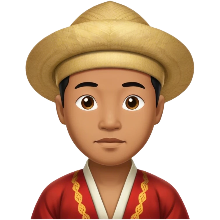 Cinematic Realistic Ho Chi Minh Portrait Emoji, depicted as a determined revolutionary leader in traditional attire with a humble expression, rendered with lifelike textures and soft natural lighting that captures his enduring legacy. emoji