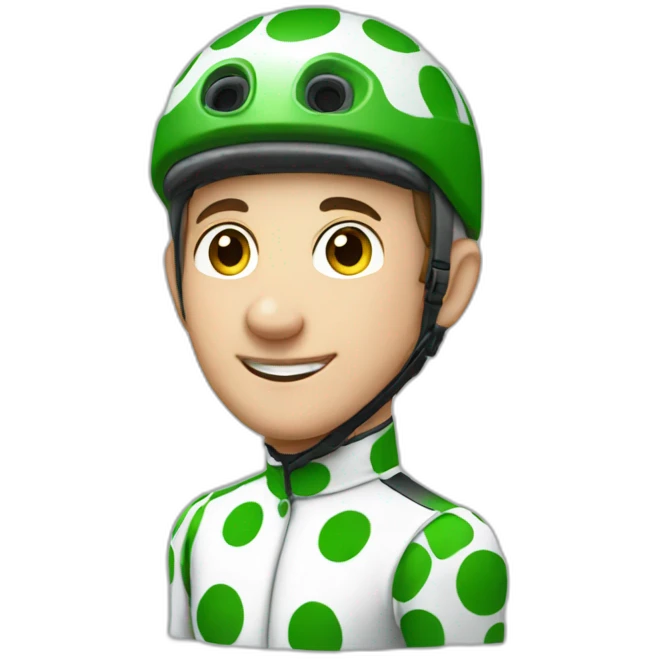 paul townend green polka dot jockey emoji
