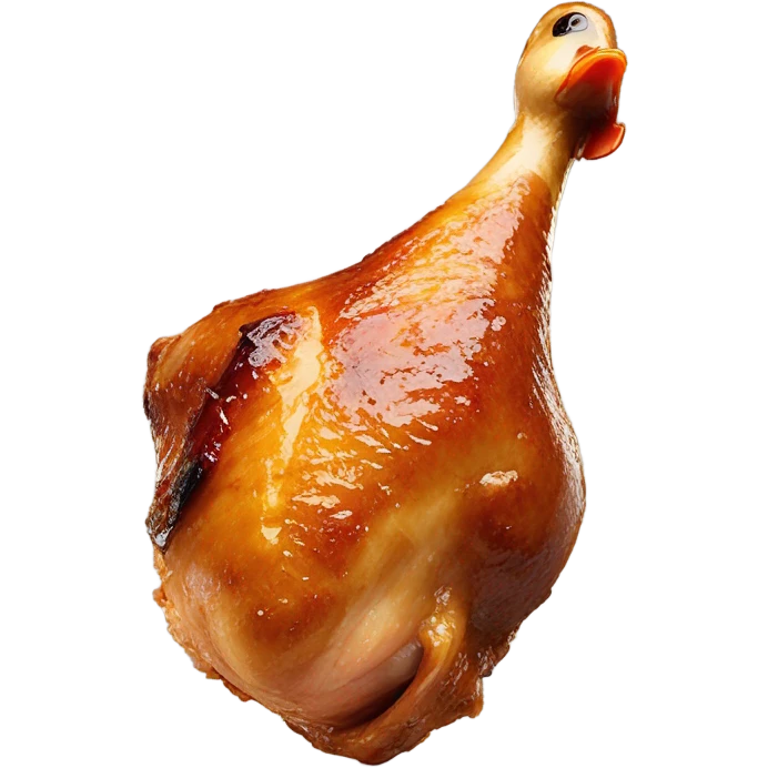 Cuisse canard rôti  emoji