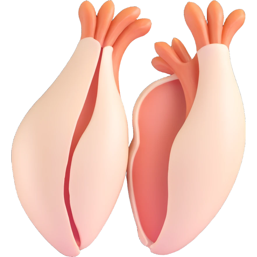 raw split chicken breast with bones emoji