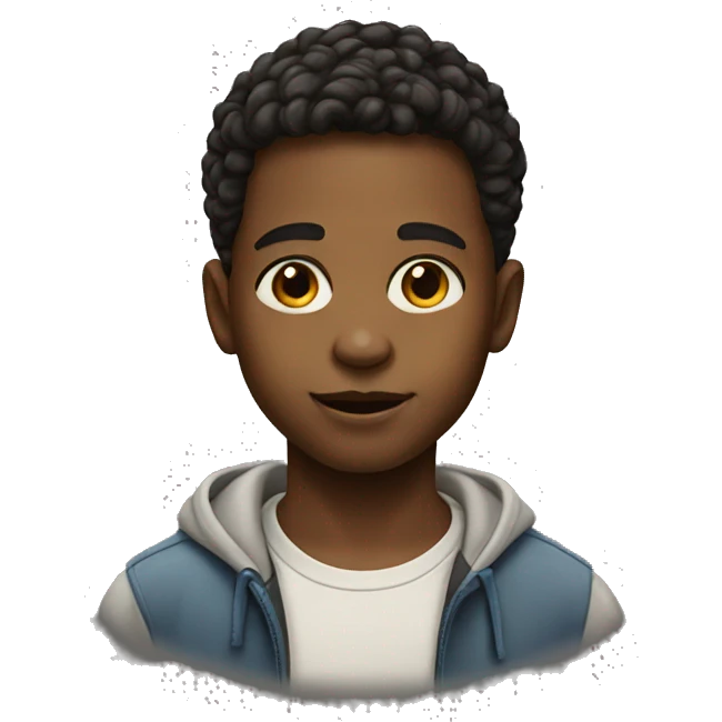 realistic portrait of a boy emoji