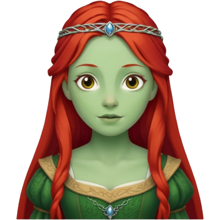 Fiona from the Shrek movie emoji