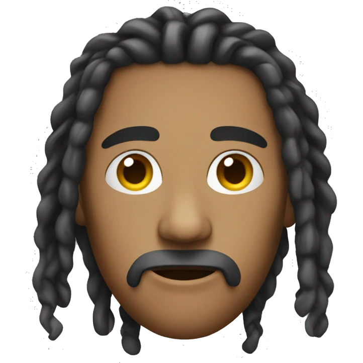 nonchalant dreadhead emoji