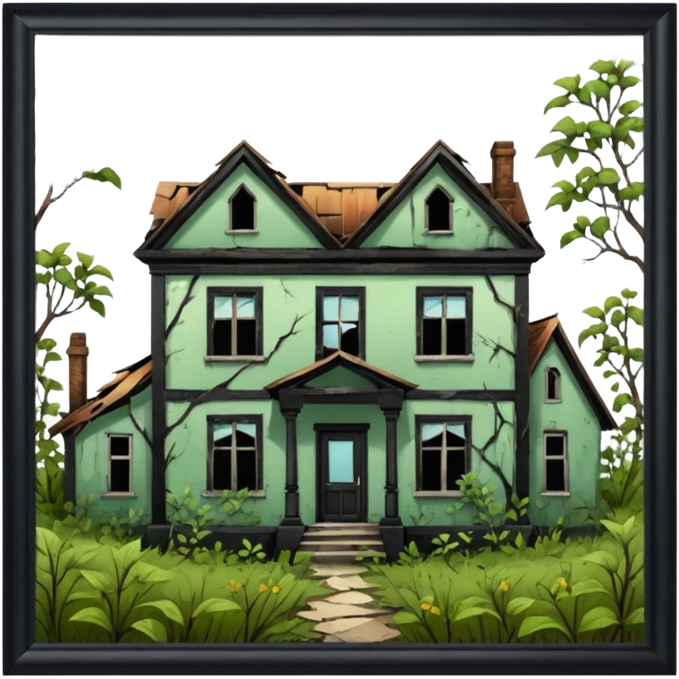 Casas abandonadas emoji