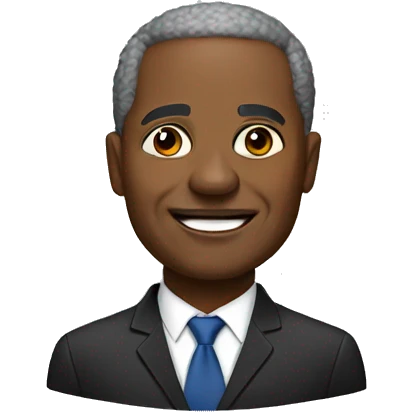 African american politician emoji