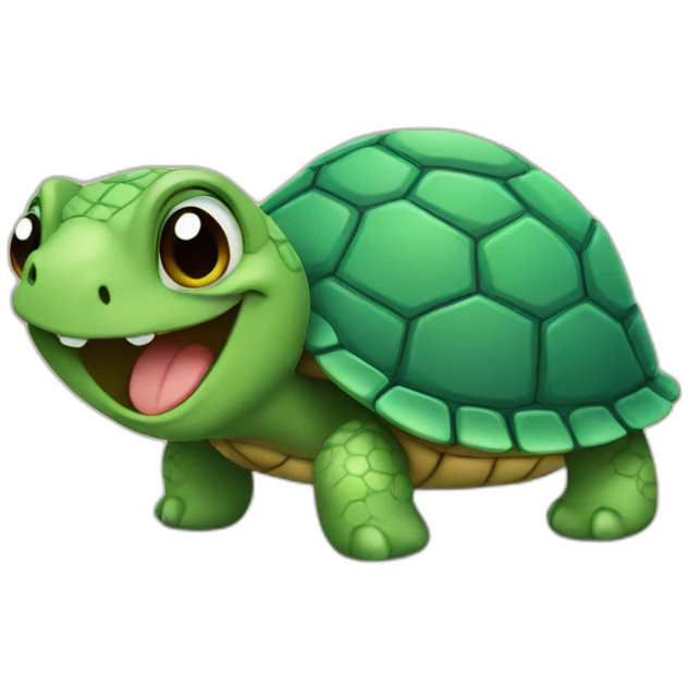 smile turtle emoji