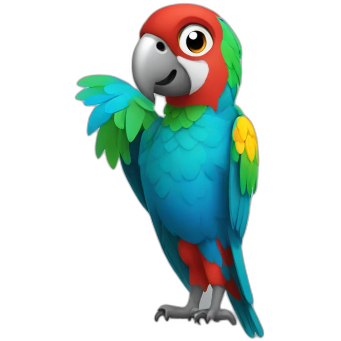 Parrot teacher emoji