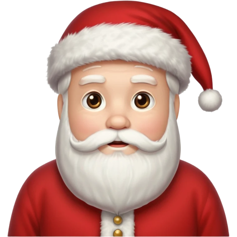 santa without clown emoji