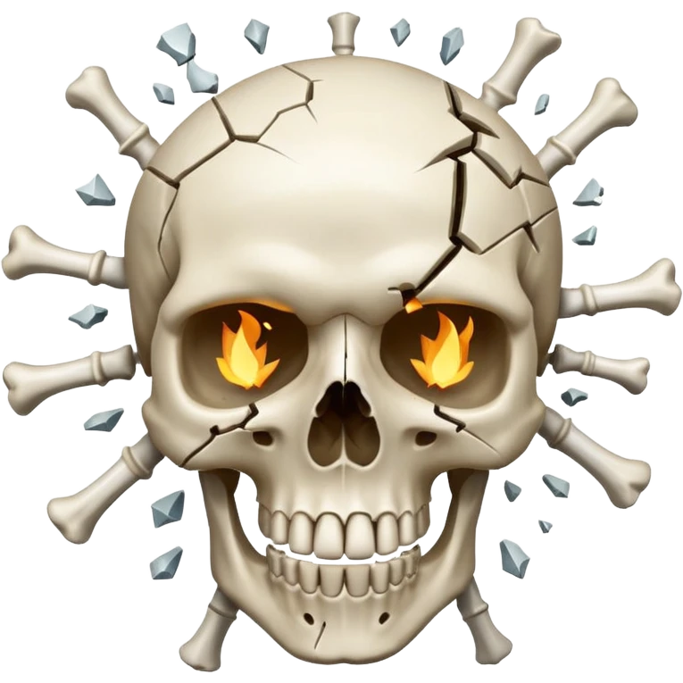 Exploding skull emoji