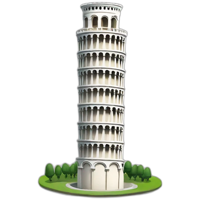 Pisa tower emoji