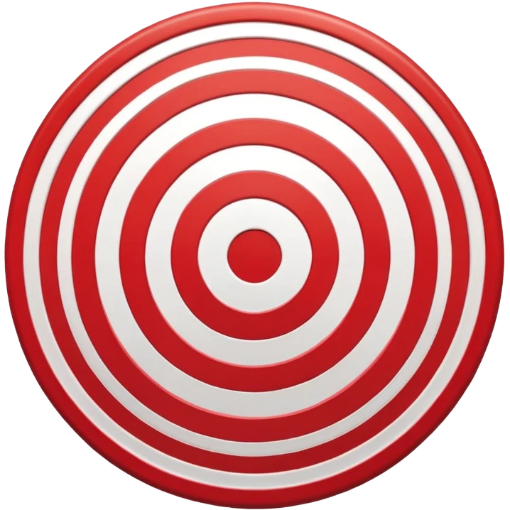 Red-white bullseye target emoji
