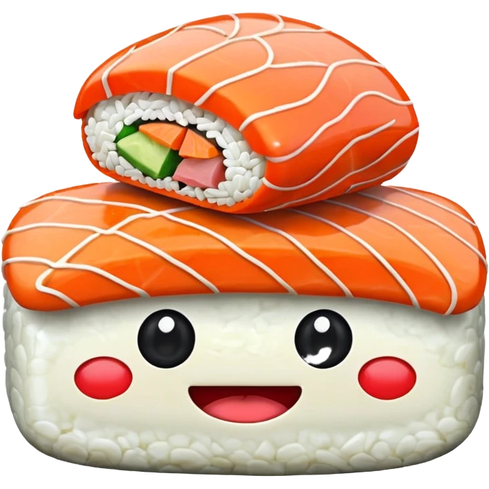 Sushi monster silly emoji