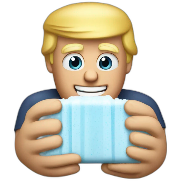 trump-holding-soap emoji