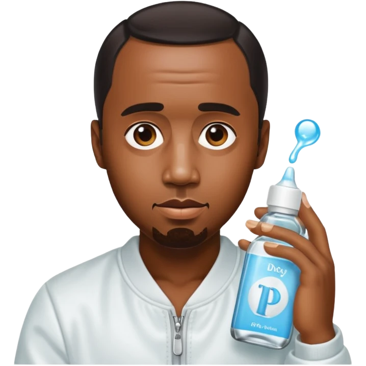 P-Diddy with baby oil emoji
