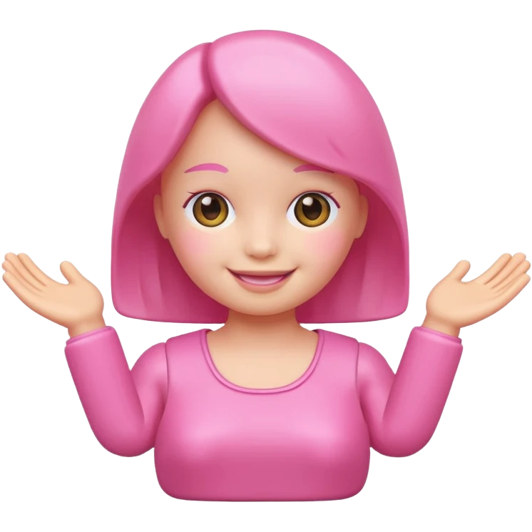 آدمک صورتی emoji