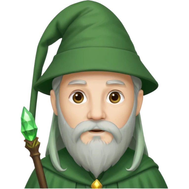 wizard car wear green cap  emoji
