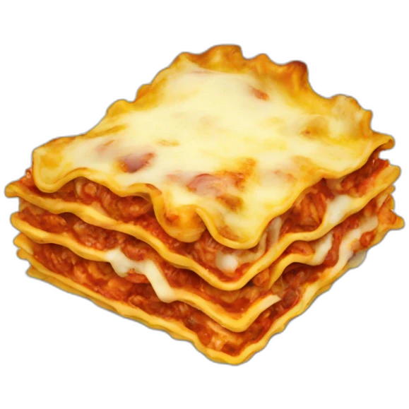 A lasagna emoji