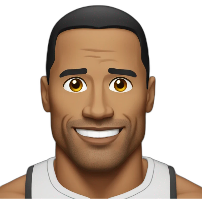 Dwayne Johnson emoji