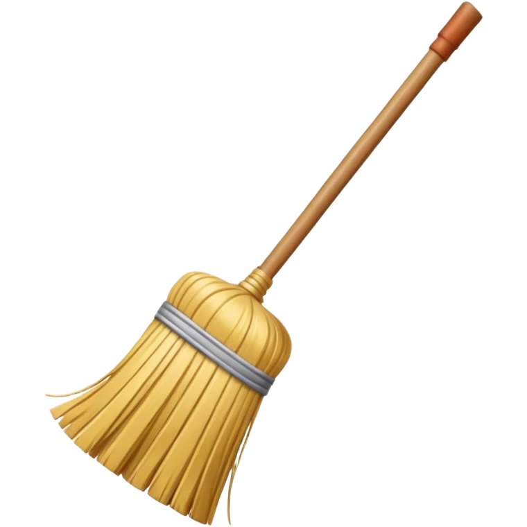 Happy broom emoji