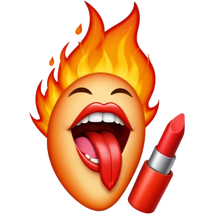 🔥+💋 emoji