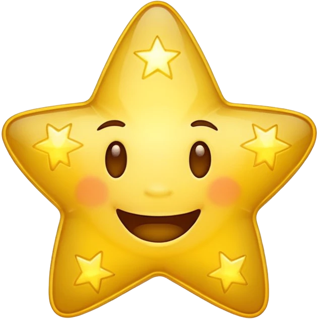 Laughing star emoji