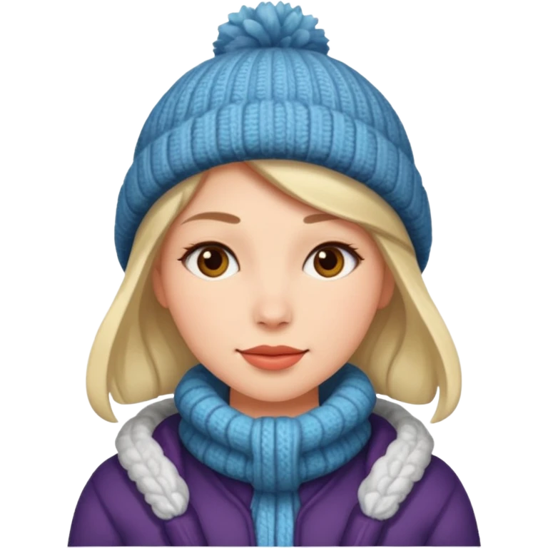 Winter Photo female emoji