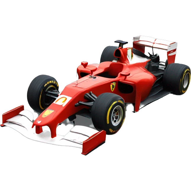 F1 car ferrari emoji