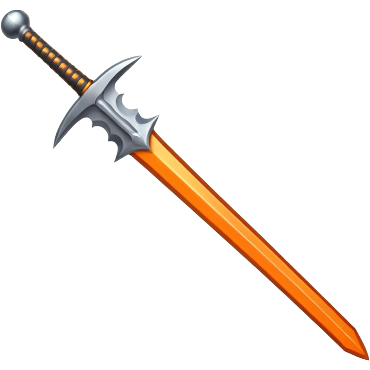 orange sword emoji