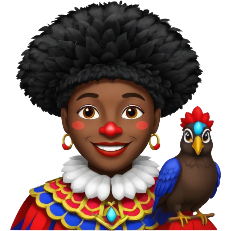 Zwarte Piet, de knecht van Sinterklaas  emoji