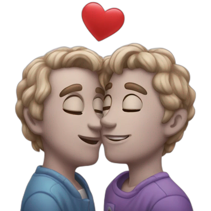 Heart kiss emoji