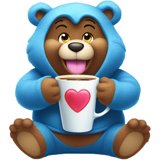 coffee care bear emoji