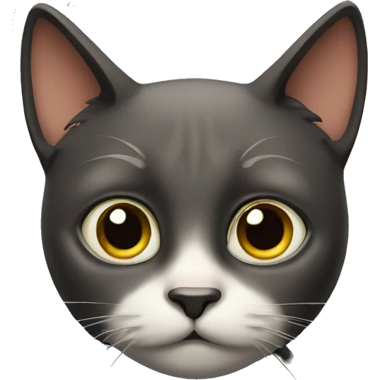 Suspicious cat emoji