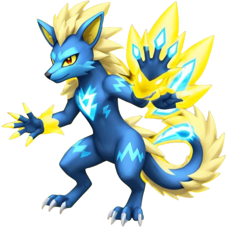 Luxio-Luxray-Zeraora-Manectric-fusion (full body) emoji