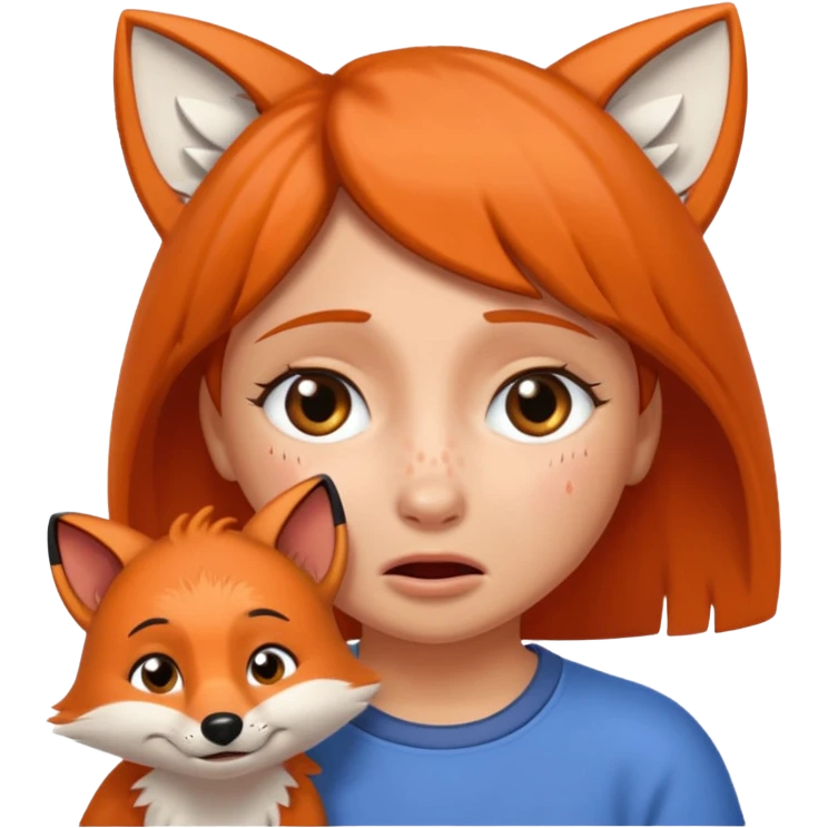 Make Dora and Swiper the fox crying emoji