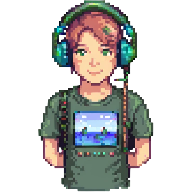 streamer with headphones emoji