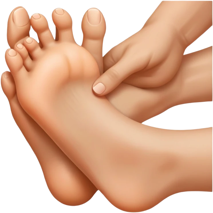 Feet rub  emoji