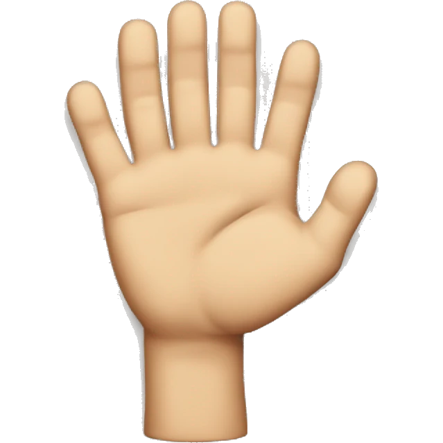 Fingers crossed emoji